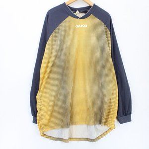 Vintage Jako Jersey Goalkeeper Mens Multicolor Long Sleeve Padded Retro 2XL Y2K
